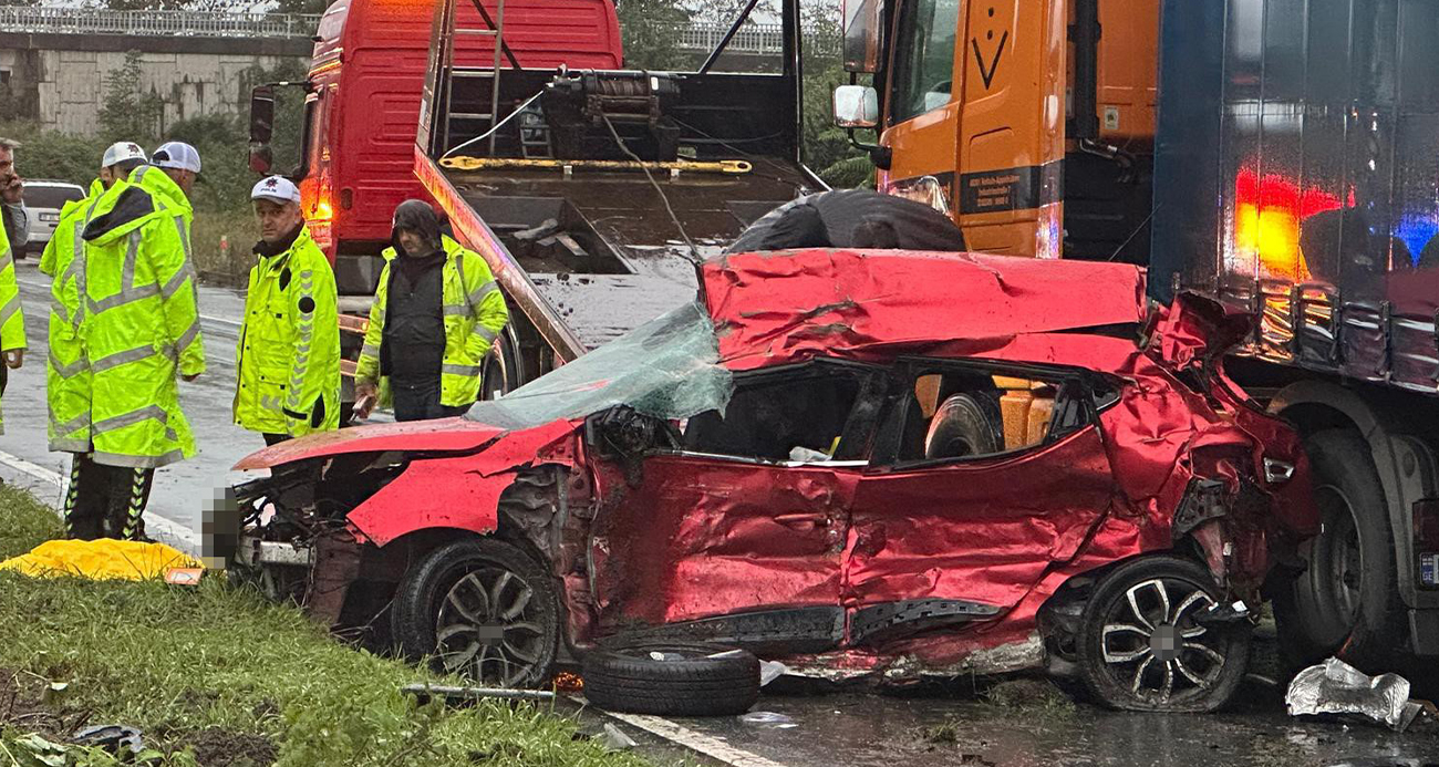 Rize’de feci kaza!