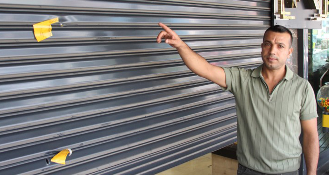 İş yeri iki defa kurşunlandı: "El bombası attıracağım" diyerek haraç istemeye başladılar