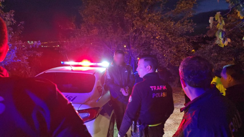 Alkollü ATV sürücüsü polis kovalamacasında yakalandı