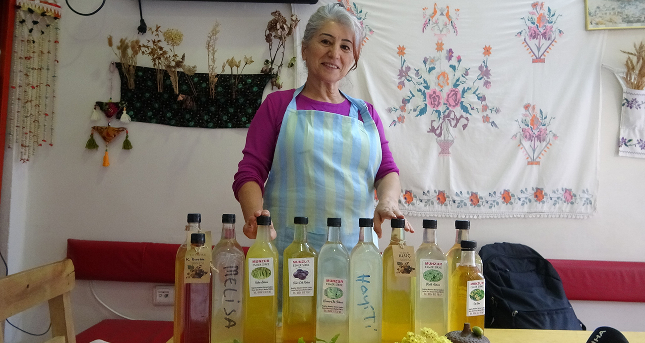 Her bitkiden sirke yapıyor