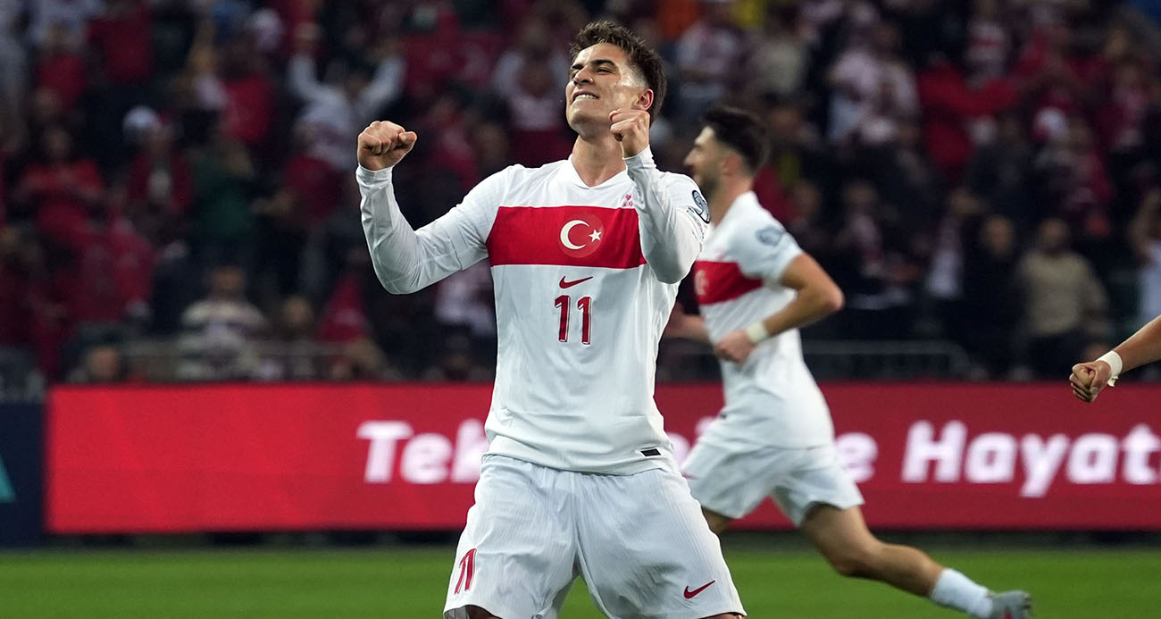 Kenan Yıldız, milli takımdaki 5. golünü atı