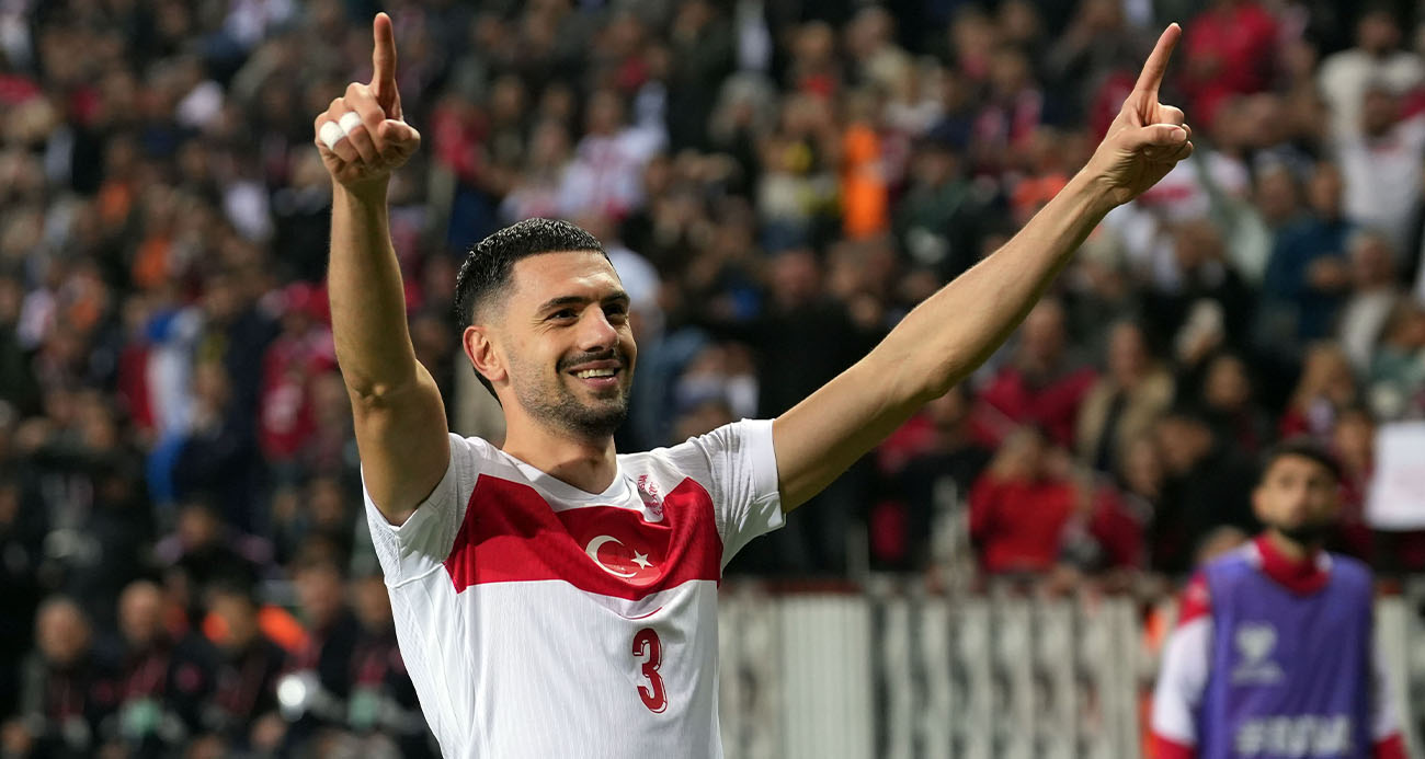 Merih Demiral’dan Gürcistan maçında 2 gol