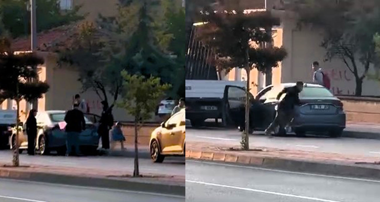 Okul müdürünü üç çocuğunun gözü önünde vurduğu anları kayda aldırdı