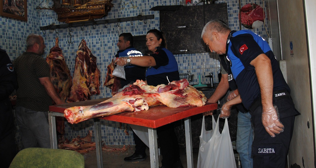 Şanlıurfa’da 1 ton bozuk et ele geçirdi