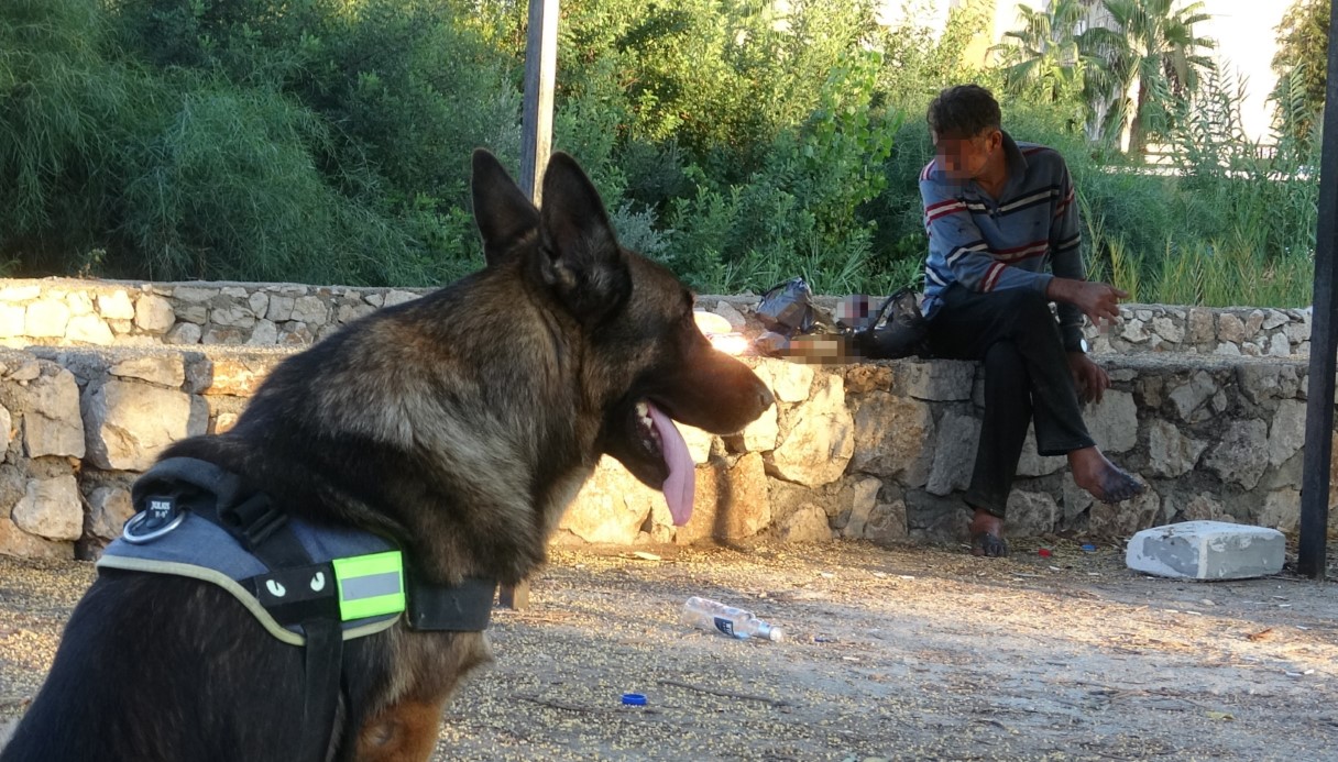 Alkolün etkisiyle su kanalına düştü, köpeğinin havlamasıyla fark edilerek kurtarıldı