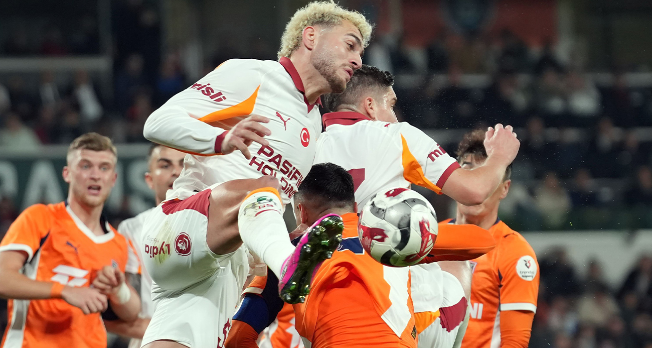 Galatasaray hata yapmadı! Başakşehir'den 3 puanı 2 golle aldı