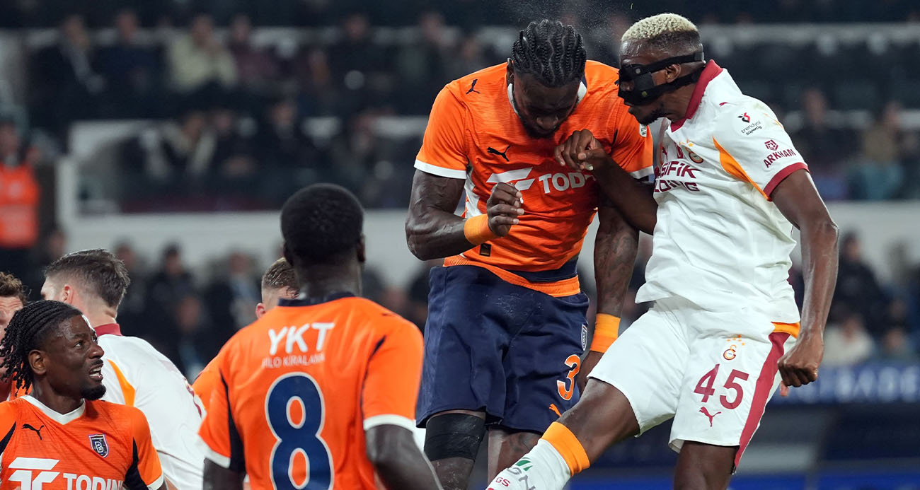 Galatasaray’dan Başakşehir’e karşı ligde üst üste 7. galibiyet