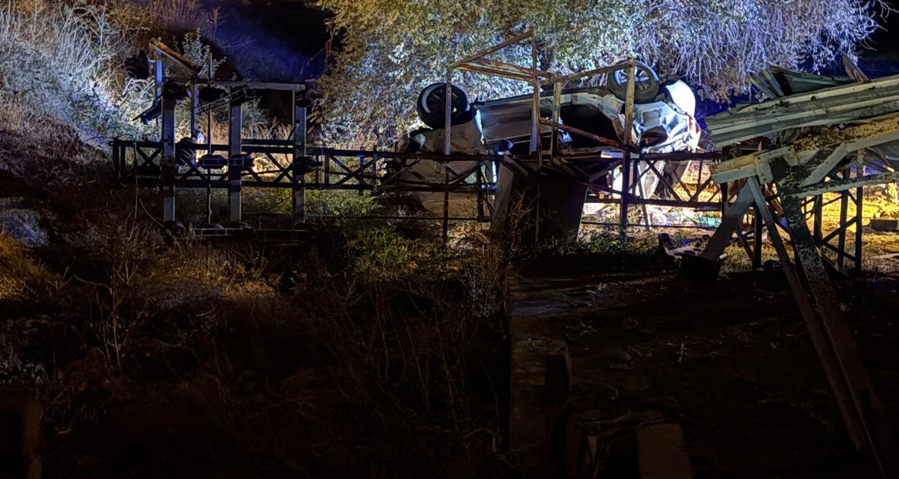 Kayseri’de takla atan otomobil şarampole yuvarlandı: 1 ölü, 2 yaralı