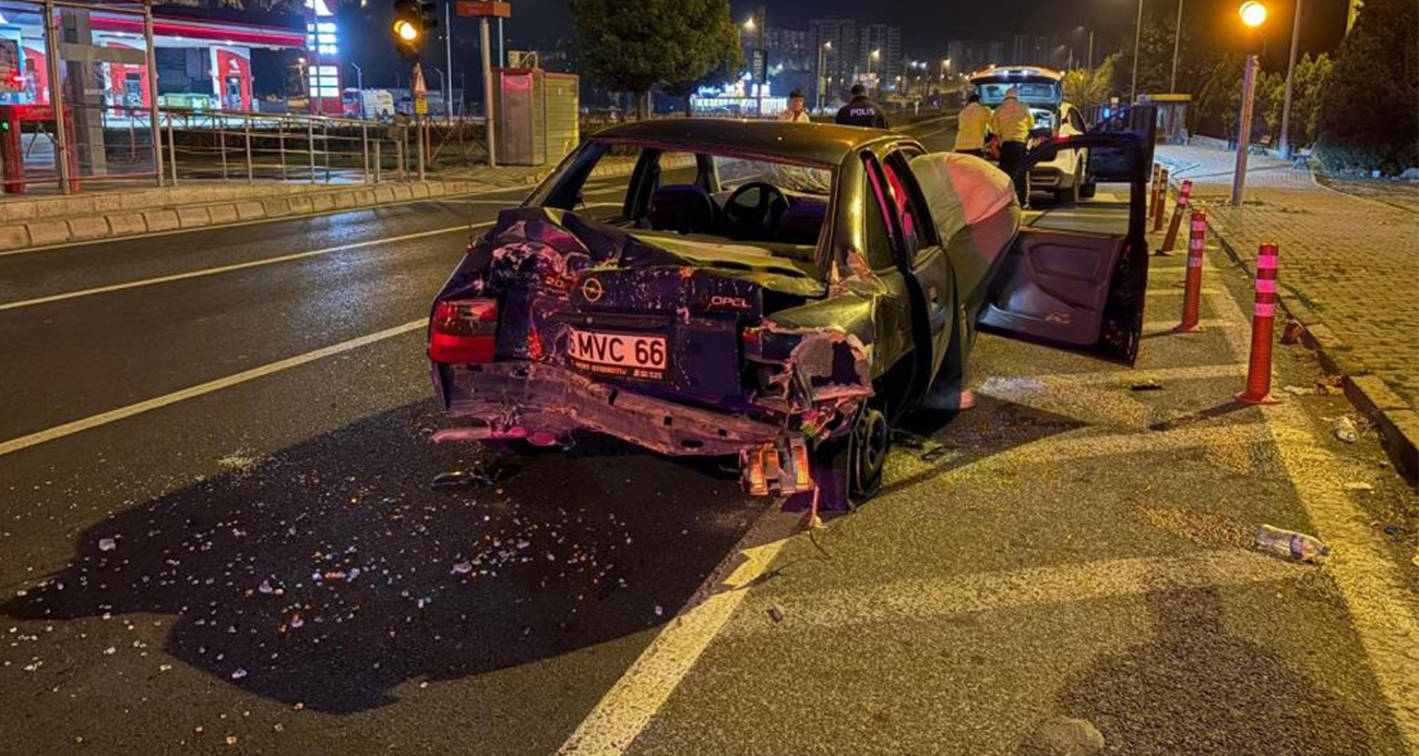 Kaza yapan alkollü sürücü polise: "Beni alın bırakmayın"