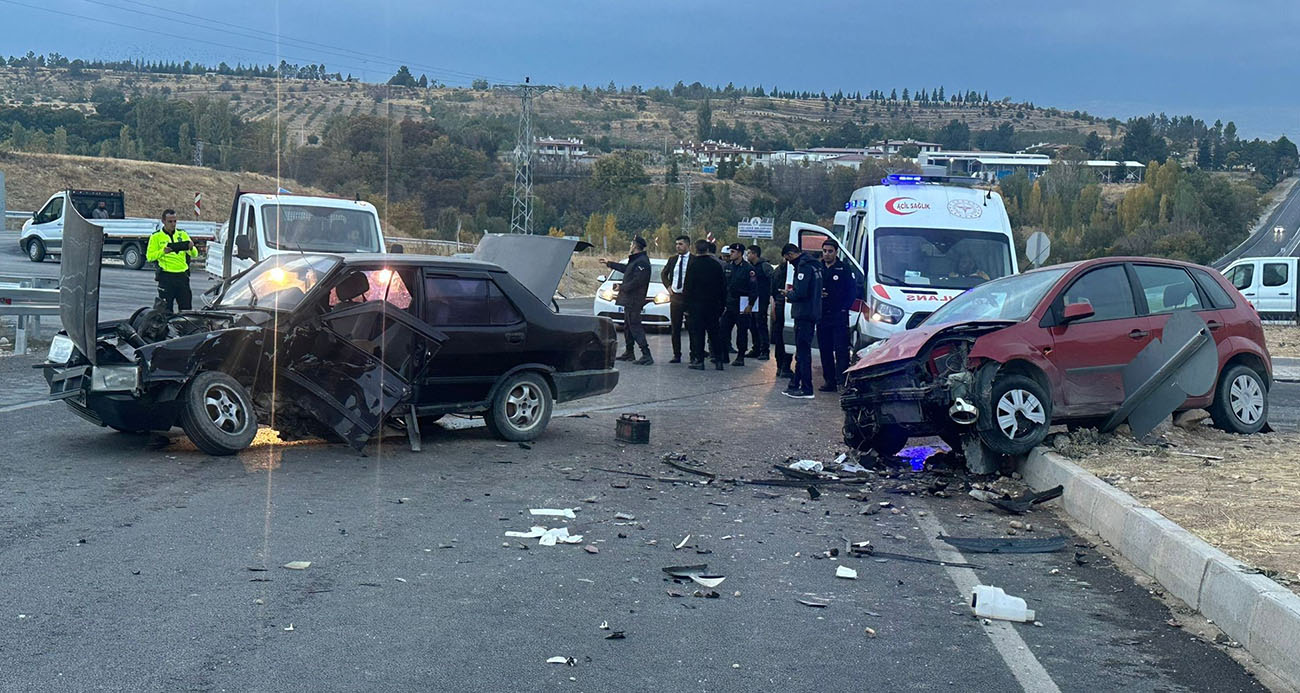 Malatya’da iki aracın çarpıştı kazada 3 kişi yaralandı