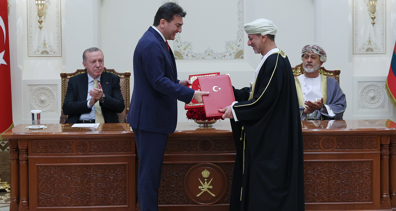 Türkiye ve Umman arasında 16 belge imzalandı