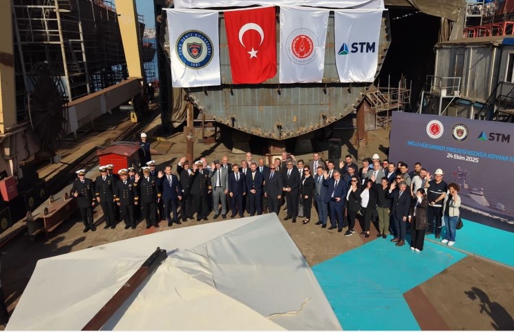 Milli hücumbotunun ilk bloğu kızağa alındı
