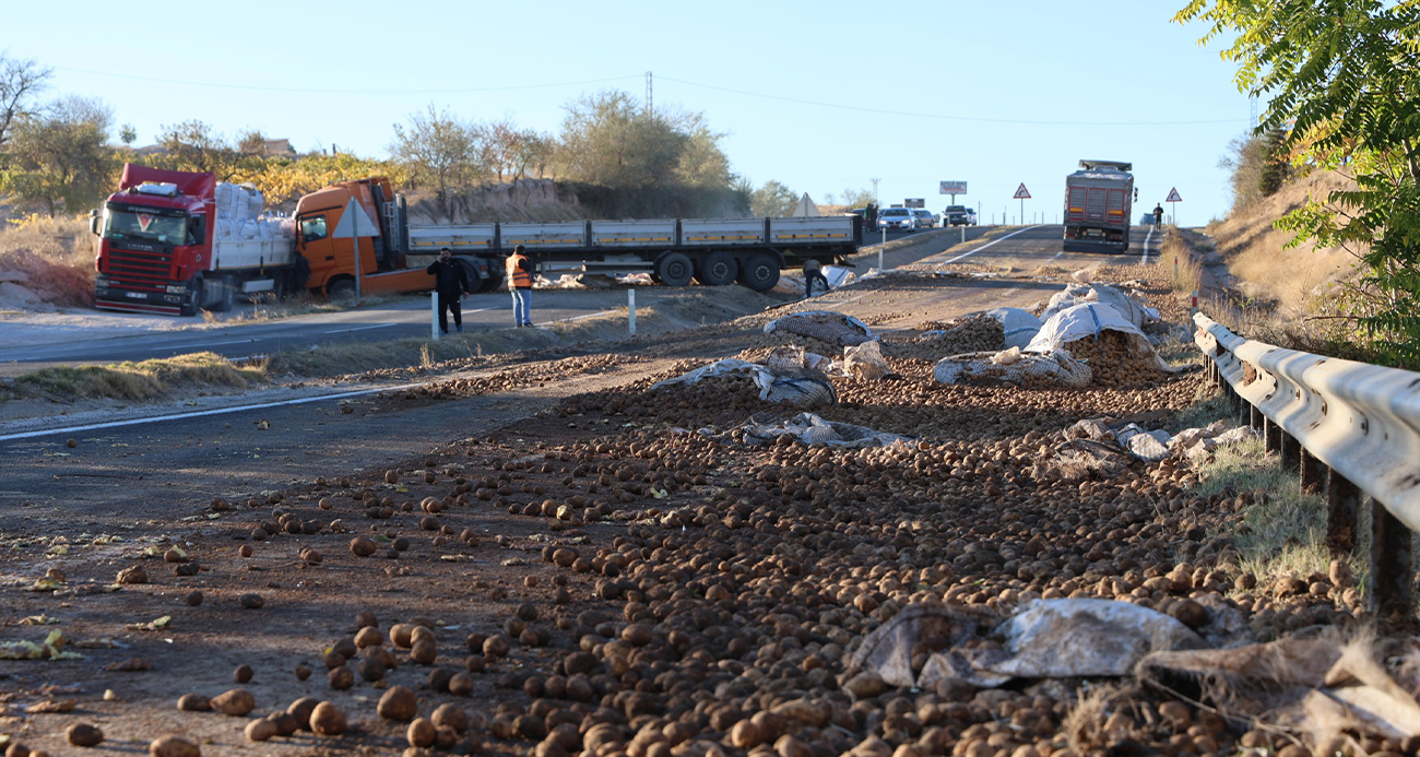 Yol trafiğe kapandı!