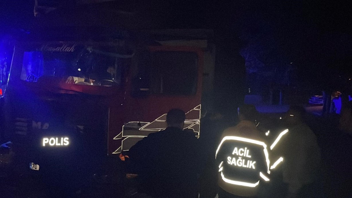 Kamyonunda yaralı halde bulunan şahıs hastaneye kaldırıldı