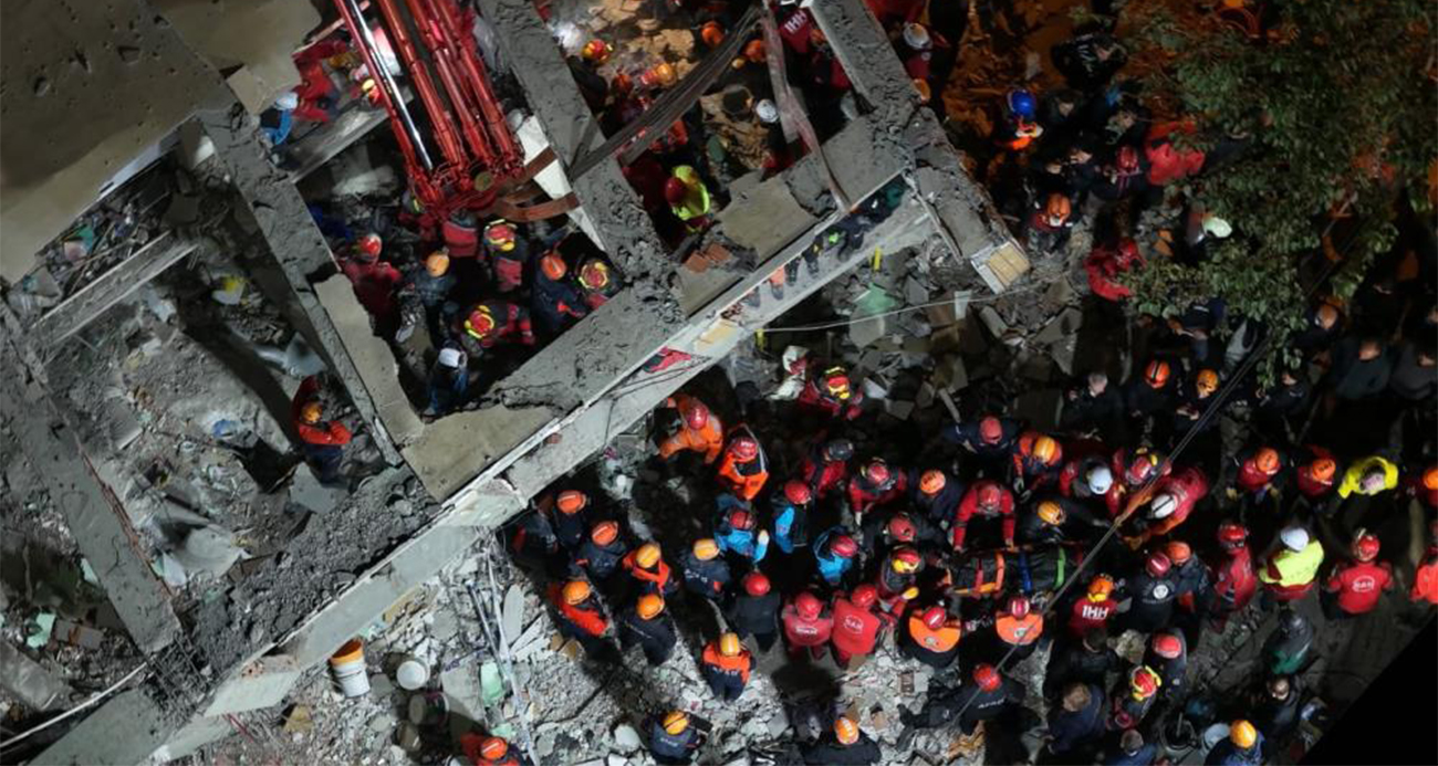 Gebze’de çöken binada anne ve babanın da cansız bedenine ulaşıldı: 5 kişiden 1’i sağ kurtarıldı