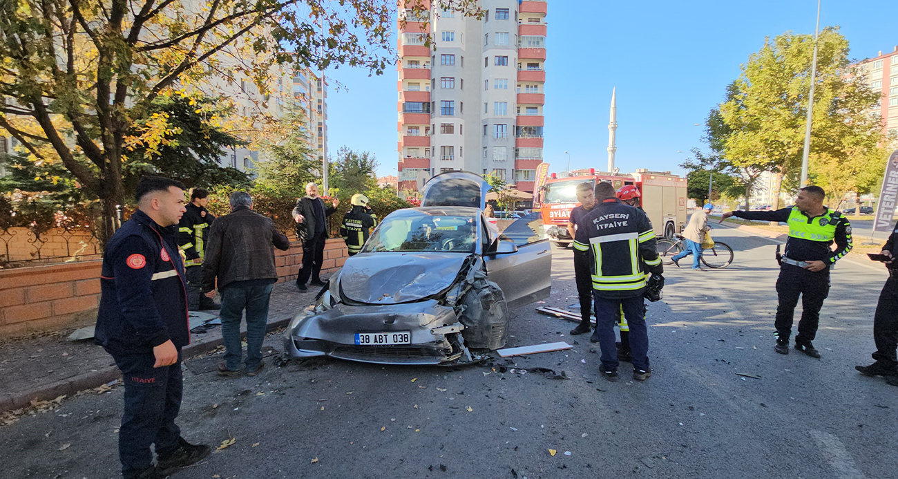Otomobilini hızını denerken perte çıkardı