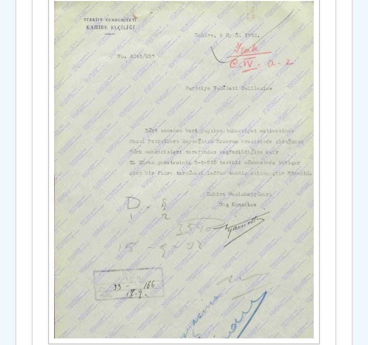 Ruslar bile peşindeydi: Musul Petrolü Erzurum’dan mı doğuyor?