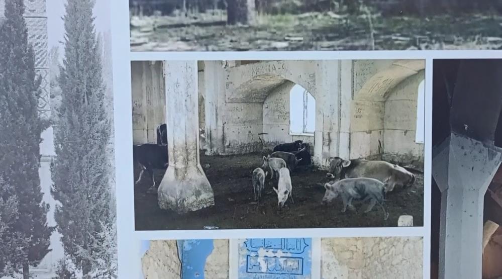 Ermeni İşgalinde ahır olan Cuma Mescidi yeniden ibadete açıldı