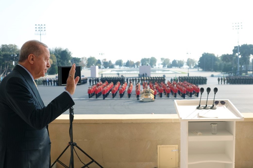 Erdoğan: "Karabağ Zaferi’ni Kafkasya'da kalıcı barışa giden yolun kilometre taşı olarak görüyoruz"