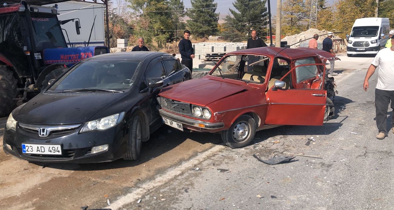 Elazığ’da trafik kazası: 1 ölü