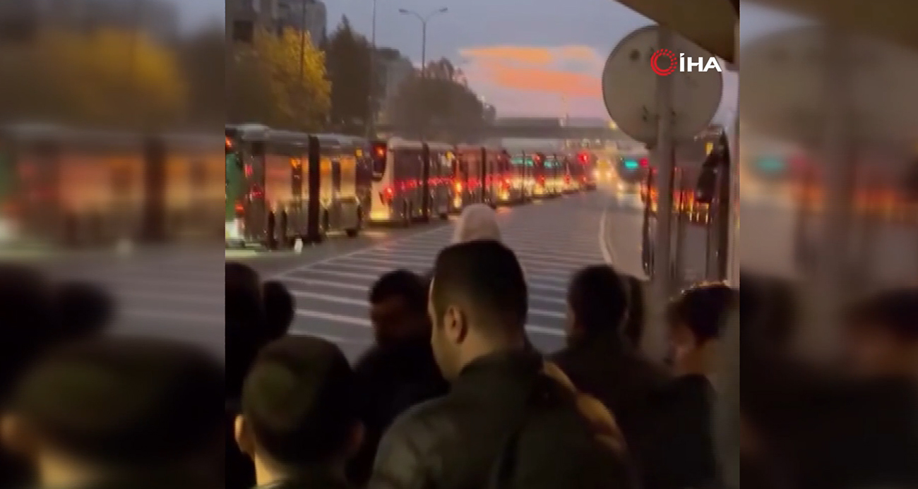 İstanbul’da metrobüs arızalandı