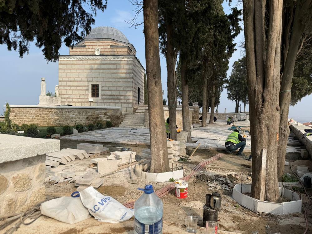 Rumeli Fatihi Gazi Süleyman Paşa’nın türbesine çevre düzenlemesi