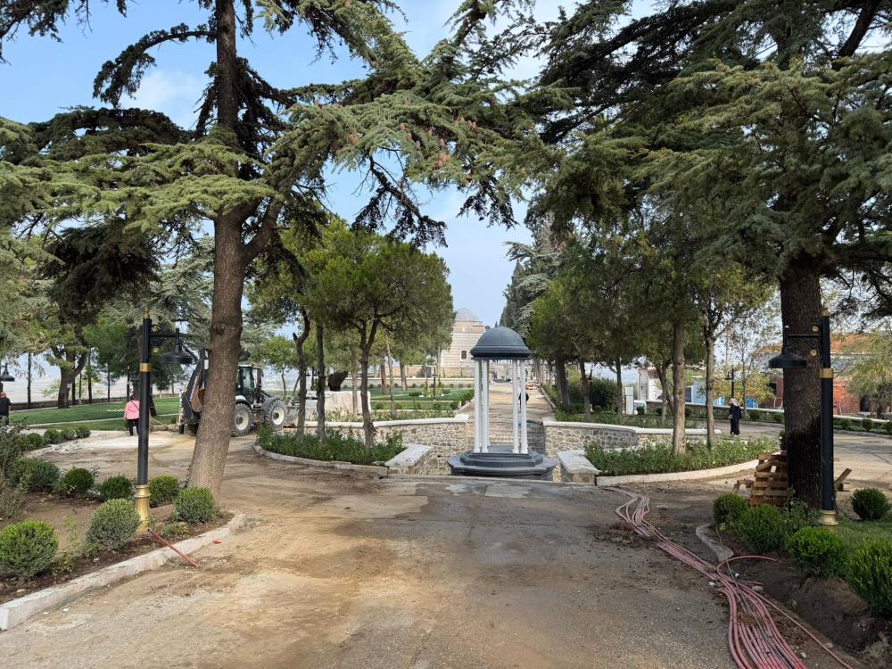 Rumeli Fatihi Gazi Süleyman Paşa’nın türbesine çevre düzenlemesi