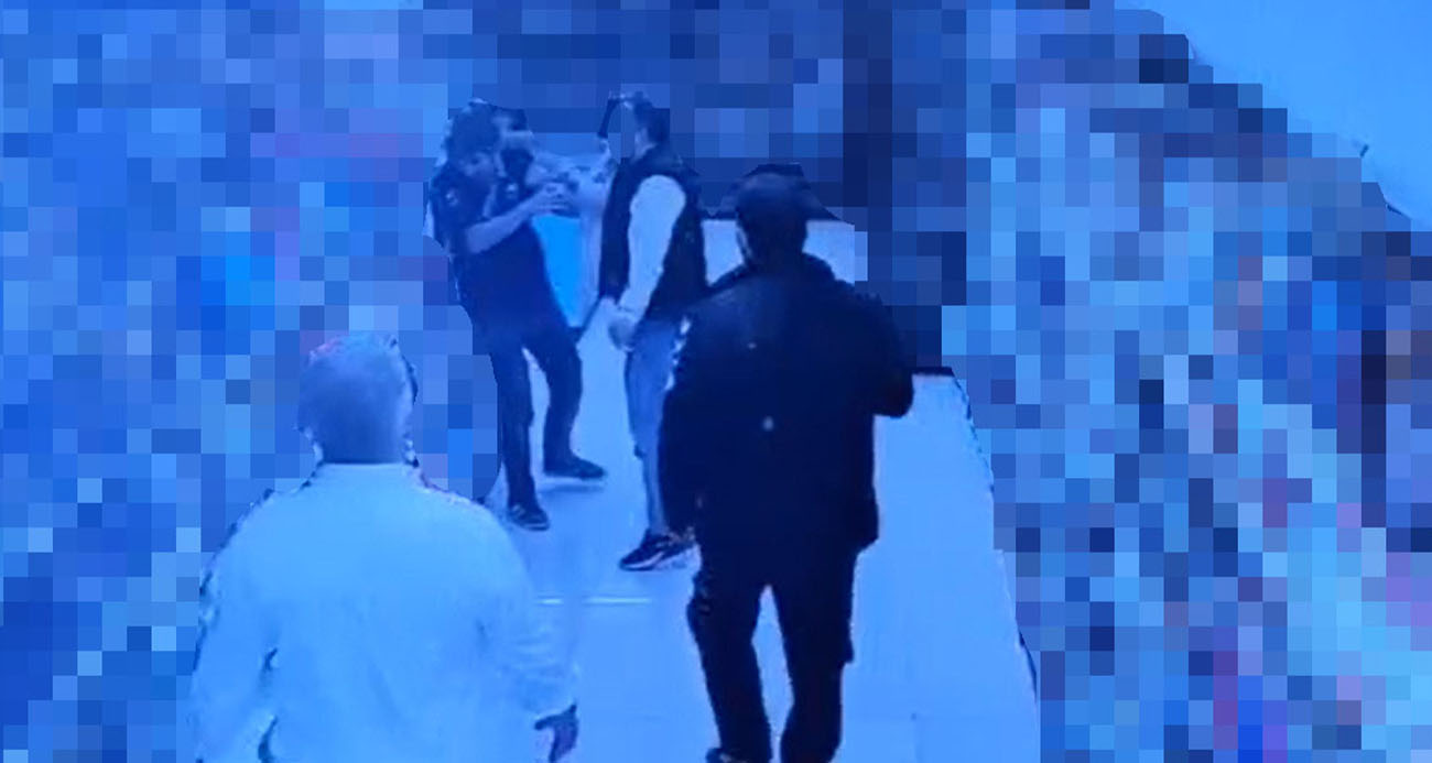 Markette "şeker dökme" diye uyarınca darbedildi: O anlar kamerada