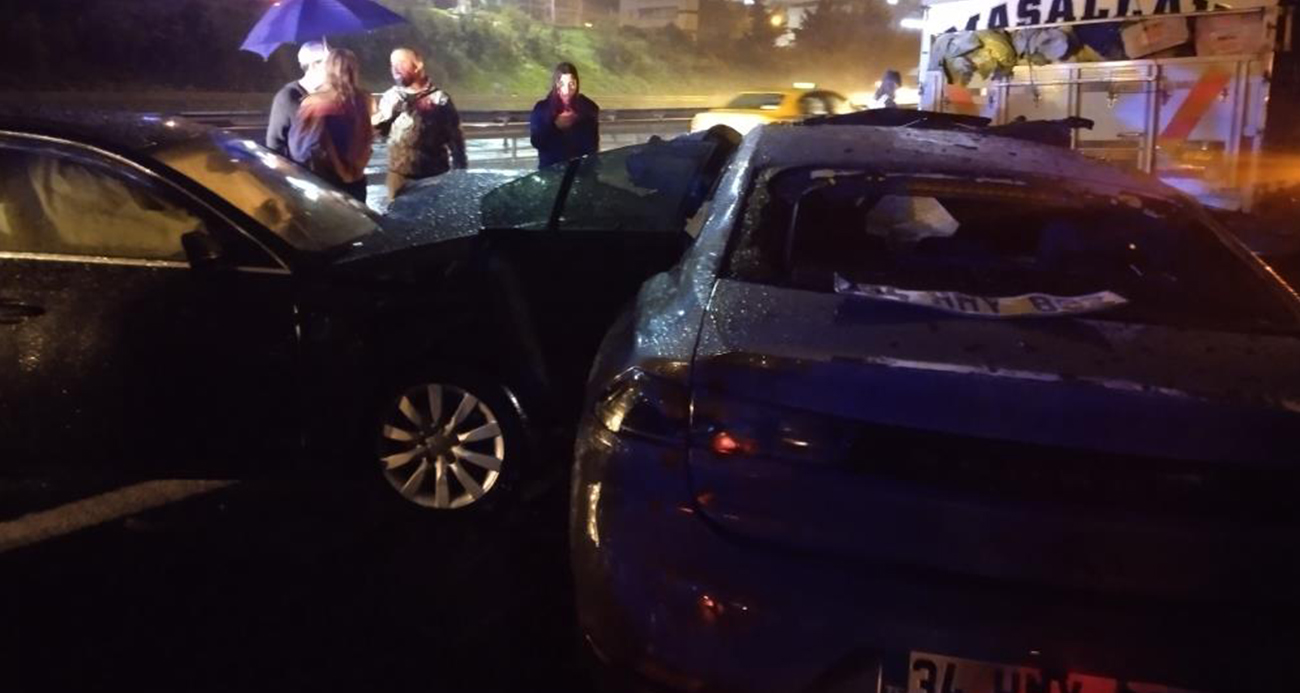 Ataşehir’de zincirleme trafik kazası: 6 yaralı