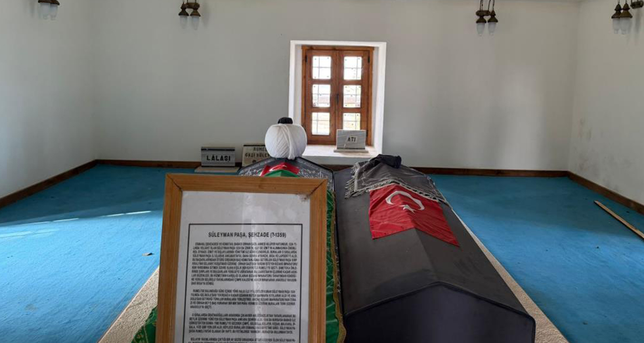 Rumeli Fatihi Gazi Süleyman Paşa’nın türbesine çevre düzenlemesi