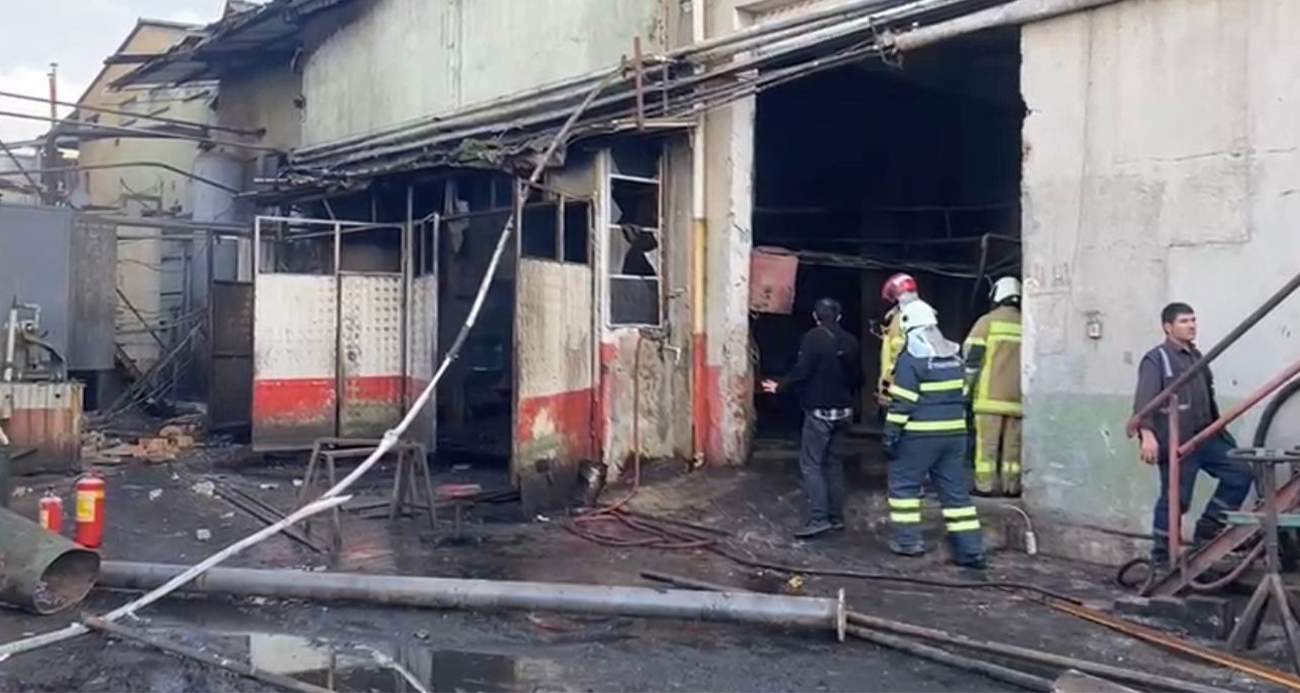 Yağ fabrikasında patlamada: 10 yaralı