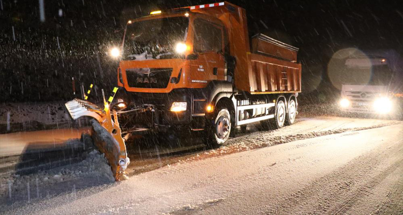 Erzincan’ın yüksek kesimlerinde kar yağışı etkili oldu