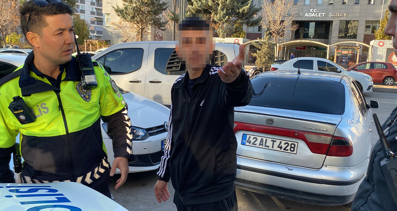Jandarmadan kaçtı, kahve içerken polise yakalandı