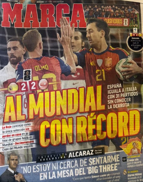 İspanyol basınından İspanya - Türkiye maçı manşetleri