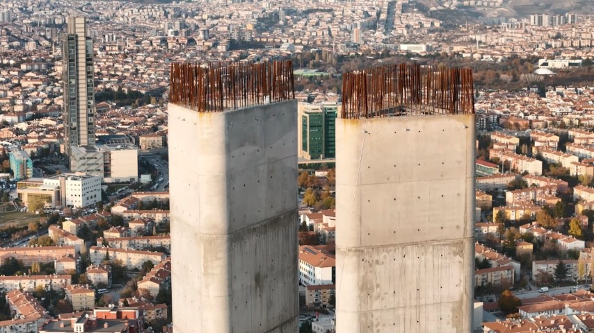 Ankara Hıdırlıktepe’de milyarlık anıt çürümeye terk edildi