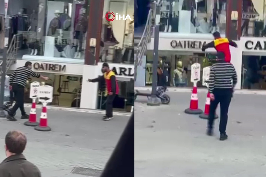 Güngören’de dehşet anları kamerada