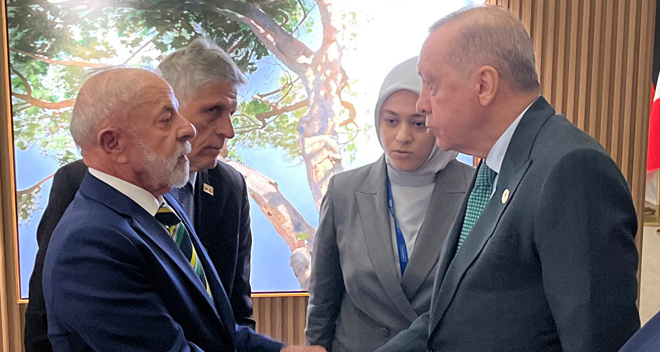 Cumhurbaşkanı Erdoğan, Brezilya Devlet Başkanı Silva ile görüştü