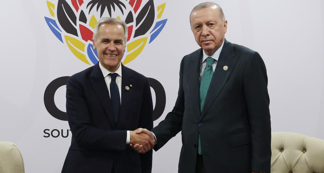 Cumhurbaşkanı Erdoğan, Kanada Başbakanı Carney ile bir araya geldi