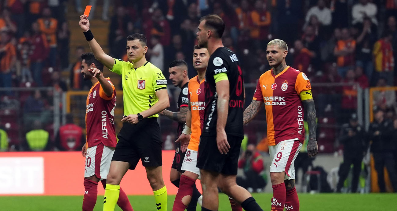 Galatasaray’da Roland Sallai kırmızı kart gördü