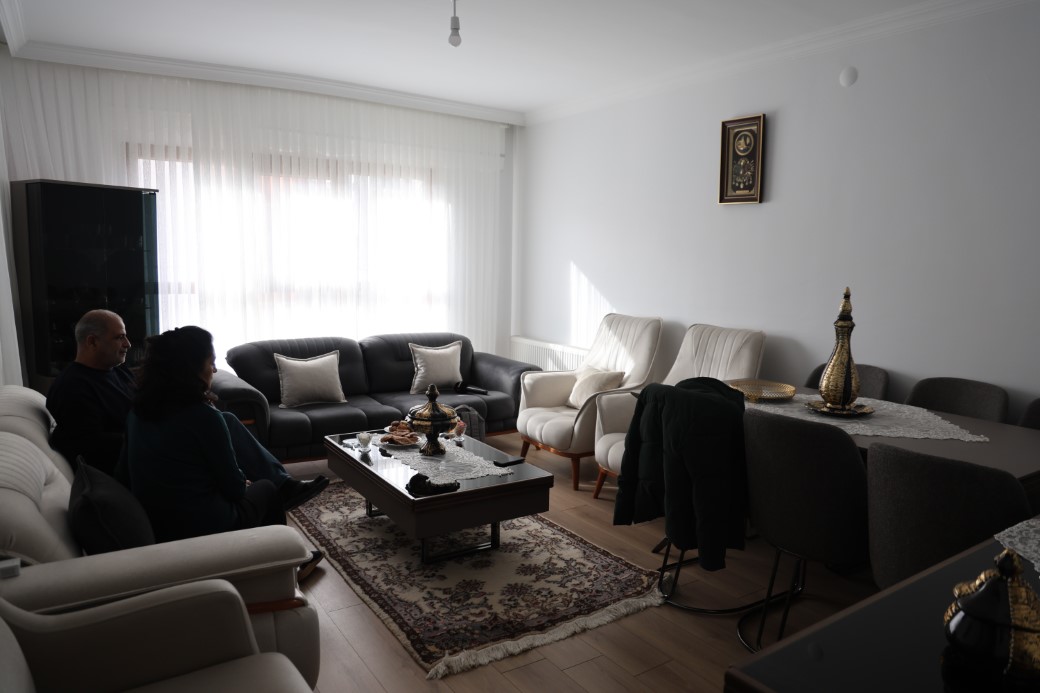 Evine yerleşen depremzede: 