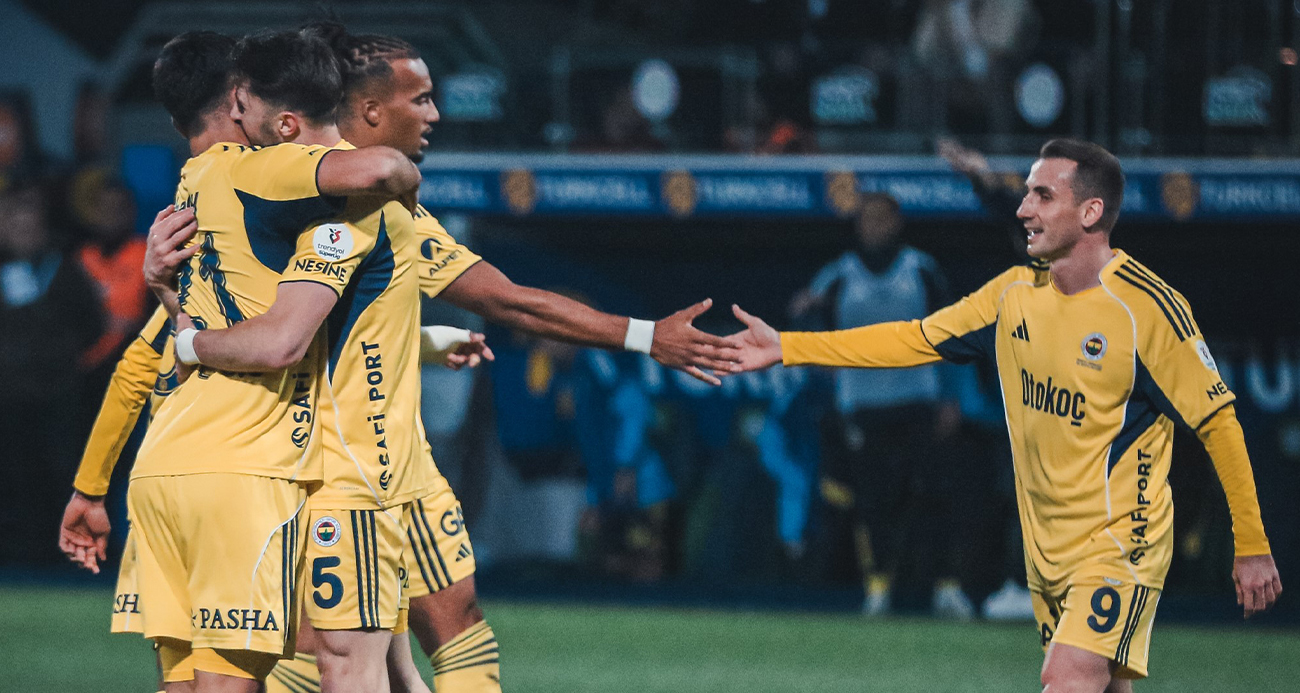 Fenerbahçe, galibiyet serisini 5 maça çıkardı
