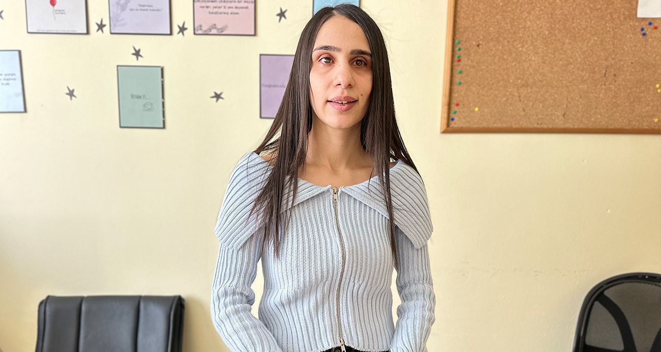 Gözleri görmüyor ama yüreği ışıl ışıl