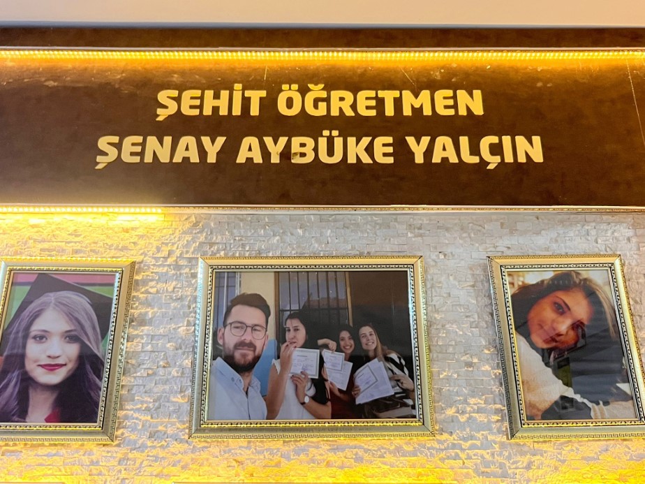 Şehit öğretmen Aybüke Yalçın, vurulduğu yerde anıldı