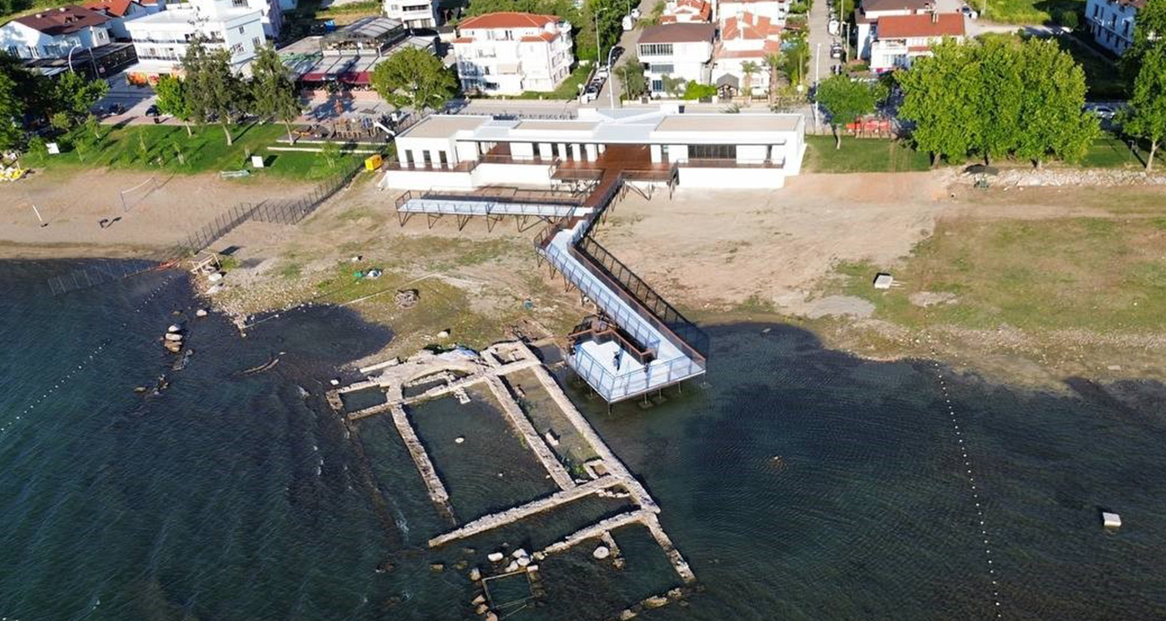 Papa’nın ayin yapacağı İznik’teki bazilika havadan görüntülendi...Bazilika için yeni statü