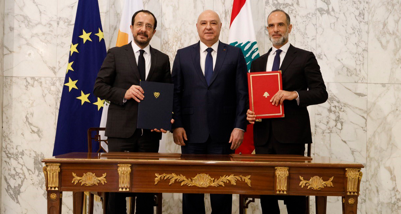 GKRY ile Lübnan arasında deniz sınırlarına ilişkin yaklaşık 20 yıllık anlaşmazlık sonlandı