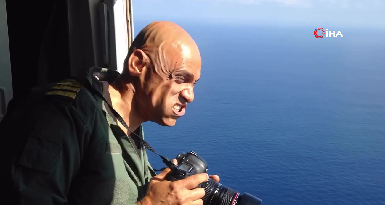 Hint yüzbaşı 20 bin fitte fotoğraf çekerken 740 kilometre hıza ulaşan rüzgara meydan okudu