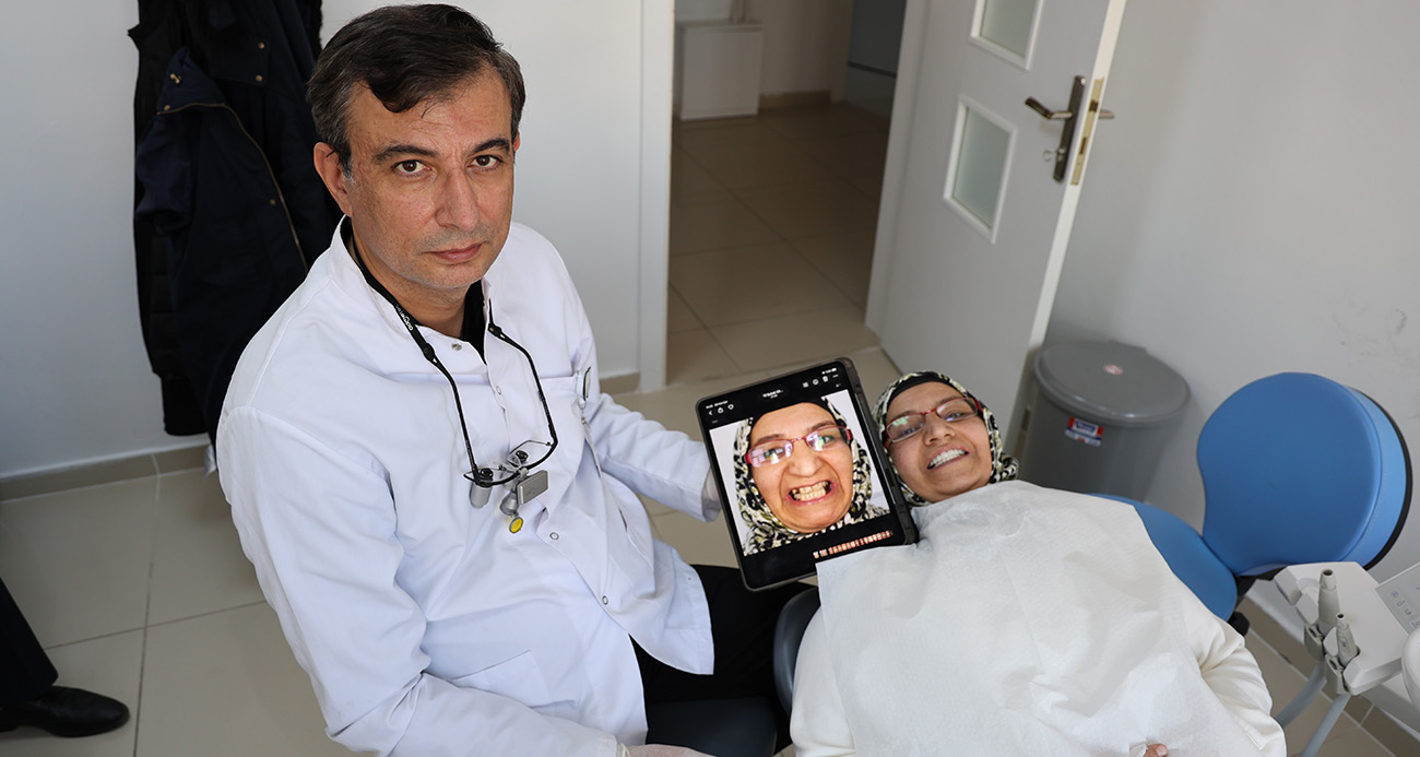 Depremlerden etkilendi, diş tedavisinde implantı rafa kaldıracak cam fiber uygulamasını geliştirdi