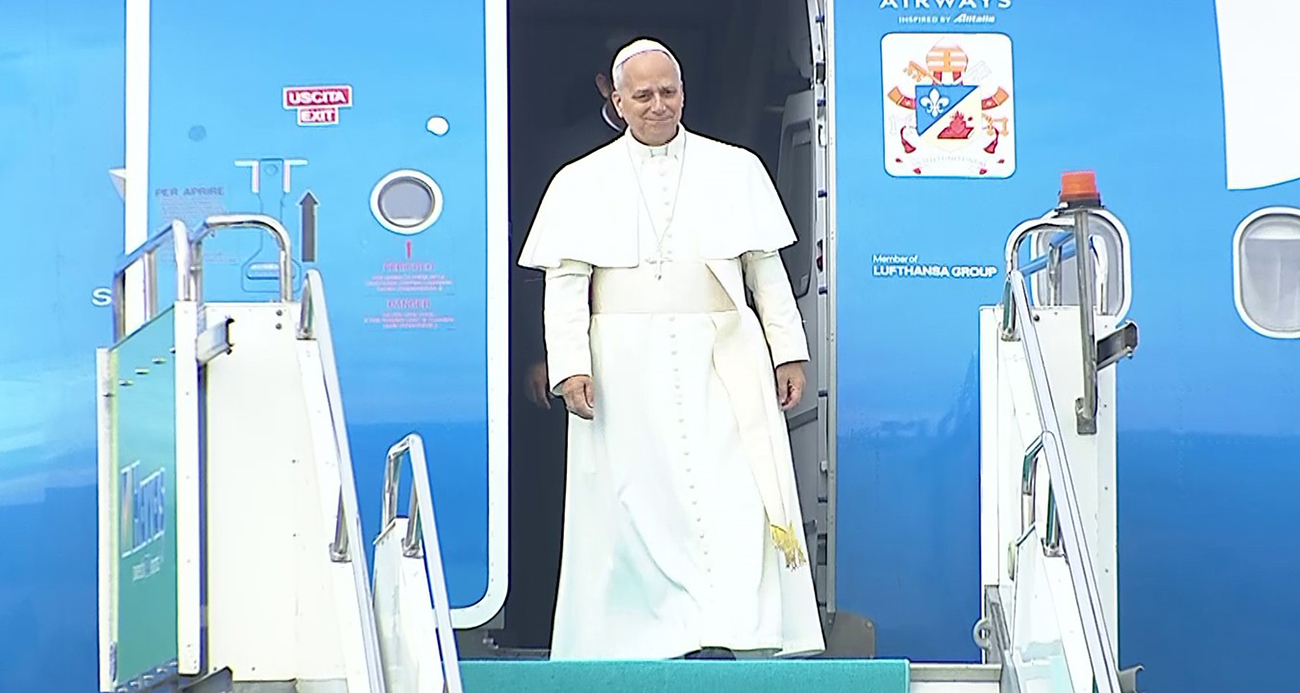 Vatikan Devlet Başkanı Papa 14. Leo’yu taşıyan uçak Ankara’ya iniş yaptı