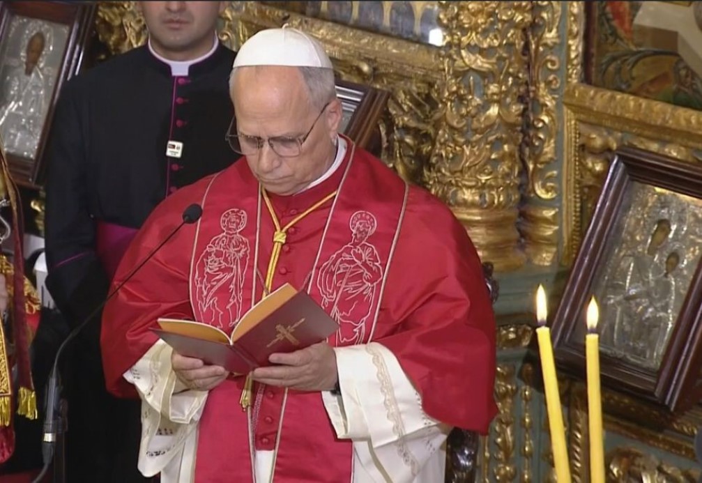 Papa 14. Leo, Fener Rum Patrikhanesi’ne geldi