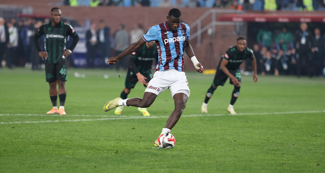 Trabzonspor 3 puanı 3 golle aldı